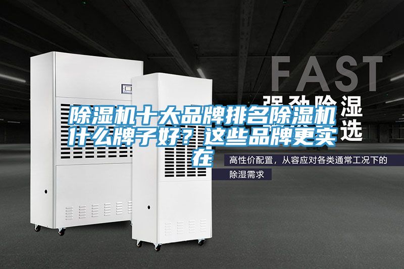 除濕機十大品牌排名除濕機什么牌子好？這些品牌更實在