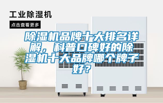 除濕機(jī)品牌十大排名詳解，科普口碑好的除濕機(jī)十大品牌哪個(gè)牌子好？