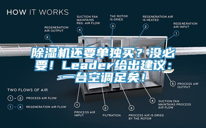 除濕機還要單獨買？沒必要！Leader給出建議：一臺空調足矣！