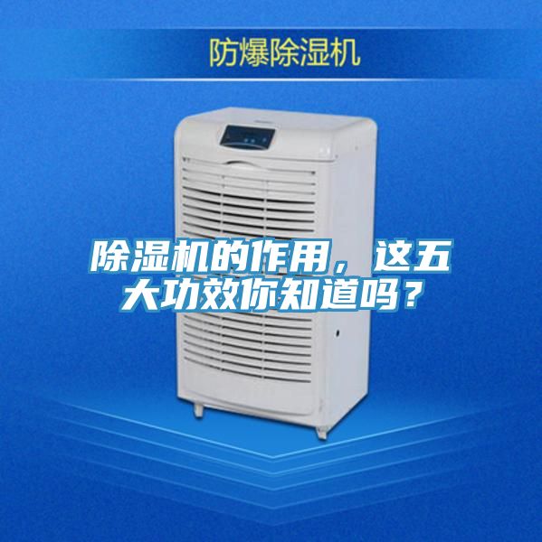 除濕機(jī)的作用，這五大功效你知道嗎？