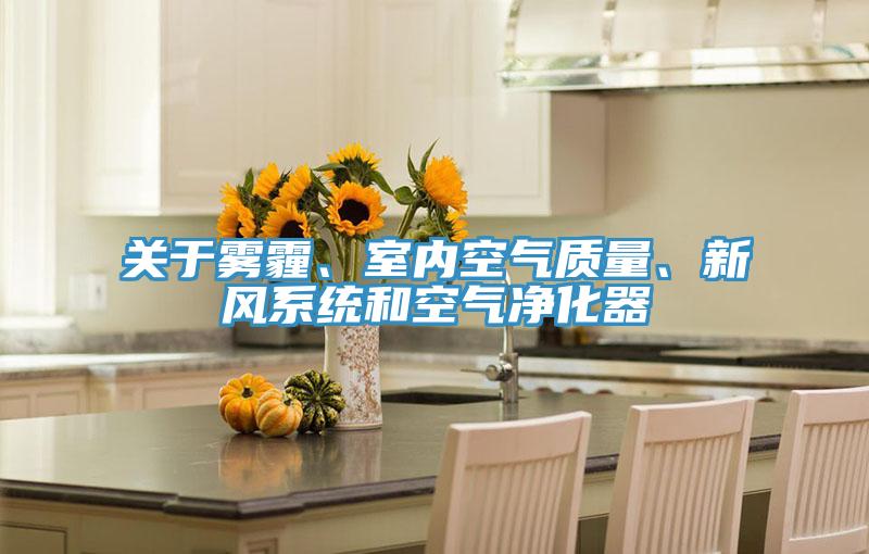 關(guān)于霧霾、室內(nèi)空氣質(zhì)量、新風(fēng)系統(tǒng)和空氣凈化器