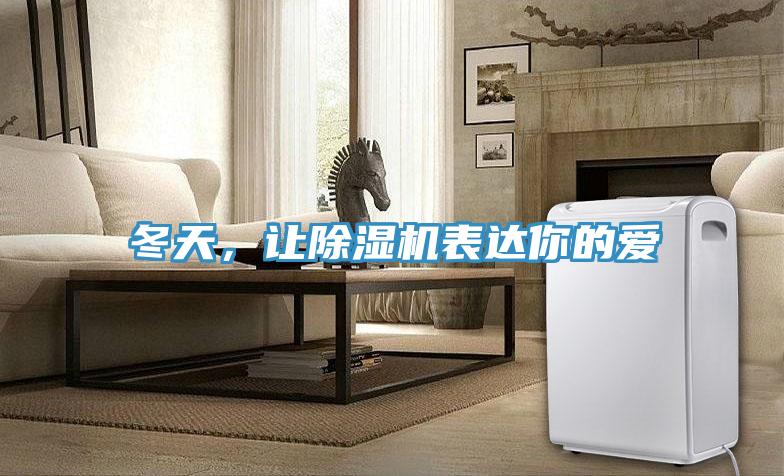 冬天，讓除濕機表達你的愛