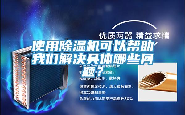使用除濕機可以幫助我們解決具體哪些問題？