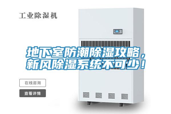 地下室防潮除濕攻略，新風(fēng)除濕系統(tǒng)不可少！